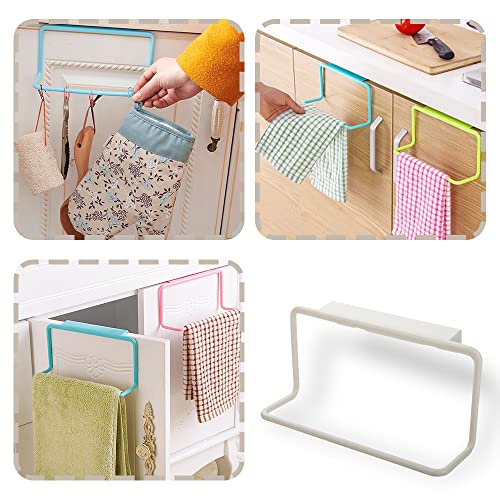 Hand Towel Holder Reusable Kitchen Towel Holder Free Standing Towel Rail Tea Towel Holders Over Door Towel Rail for Kitchen and Bathroom Cupboard
