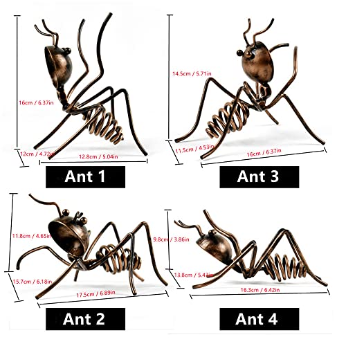 Fantasee - Ant Wine Holder, Stainless Steel Wine Freestanding Rack Bottle Holder Novelty for Gift Kitchen Home Decoration (Black - Ant4)