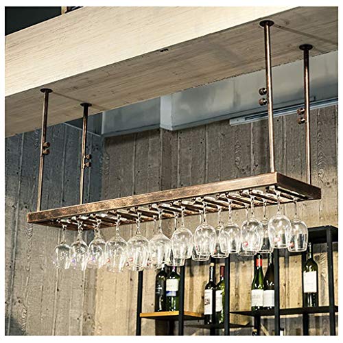 Stylish Simplicity Industrial Retro Stylish Simplicity Down Wine Rack Metal Creative Display Wine Glass Holder Household Goblet Holder Adjustable