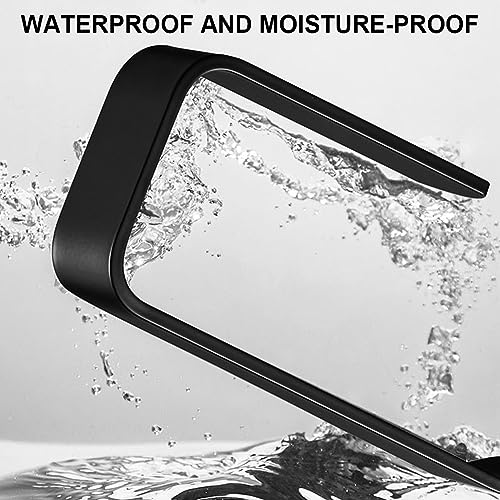 Hand Towel Holder Self Adhesive, Space Aluminum Towel Ring Towel Rail with No Drilling, Open Hand Towel Ring for Bathroom, Kitchen, Living Room(B