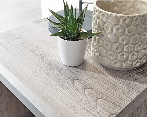 GFW Lamp Storage Drawer & Shelf +Contemporary Grey Wooden Effect Side Living, Bedside Table Or Dining Room, Wood, 43 x 39 x 52.2 cm
