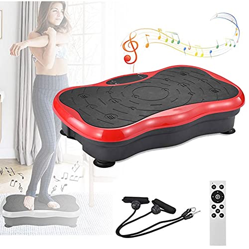 NAMVI Vibration Platform, Exercise Fitness Machine with Remote Control, LCD Screen Display, Whole Body Workout Vibration Fitness Platform Massage