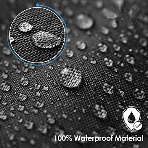Garden Furniture Cover,200X165X80cm Garden Table Cover 600D Heavy Duty Oxford Polyester Outdoor Patio table Covers Rectangular Cover Windproof,Wa