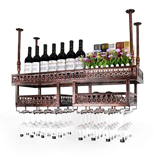 Stylish Simplicity Industrial Retro Stylish Simplicity Wine Rack Metal Simple Creative Display Storage Wine Glass Holder Adjustable Height Restau