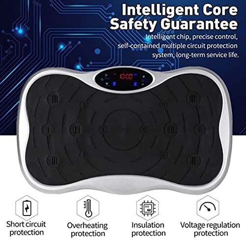 NAMVI Vibration Platform, Exercise Fitness Machine with Remote Control, LCD Screen Display, Whole Body Workout Vibration Fitness Platform Massage
