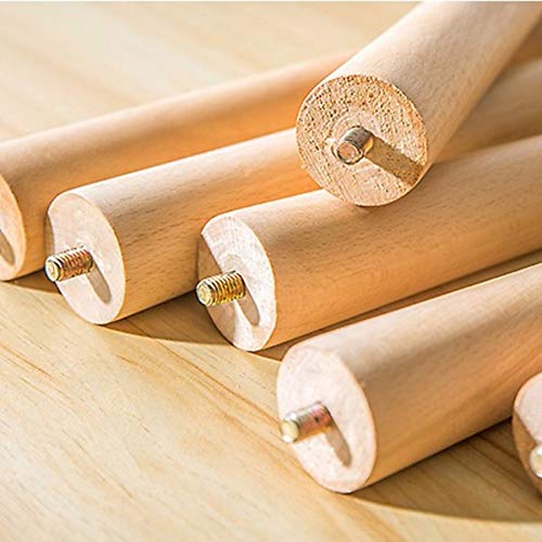 LUKEO Solid Wood Bedside Cabinet Side Cabinet Bedroom Household Storage Cabinet, Double Drawer Design Bedside Cabinet