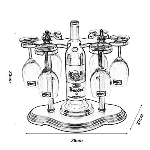 NEOCHY Wine Rack Cup Holder Household Solid European Goblet Rack Storage Rack