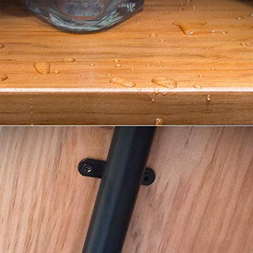 LIUZH Wall Decoration Wine Rack, Home Wall Wine Rack, Vintage Industrial Wall Iron Wine Rack