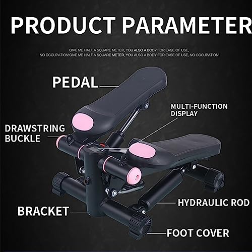 Hydraulic Stepper, Up-Down Stepper, Household Silent Walking Machine, Mountaineering Foot Fitness Equipment, Mini Stepper Machine, for Exercise w