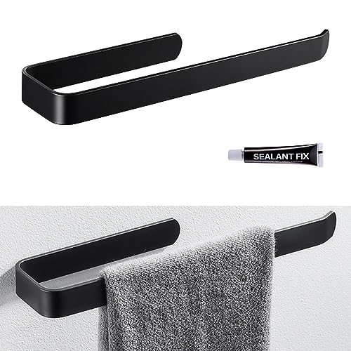 Hand Towel Holder Self Adhesive, Space Aluminum Towel Ring Towel Rail with No Drilling, Open Hand Towel Ring for Bathroom, Kitchen, Living Room(B