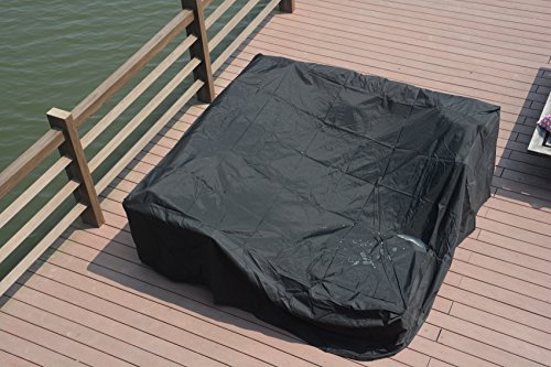 Direct Wicker 270 x 270 x 70cm Large Square All Weather Waterproof Patio Garden Outdoor Furniture Cover