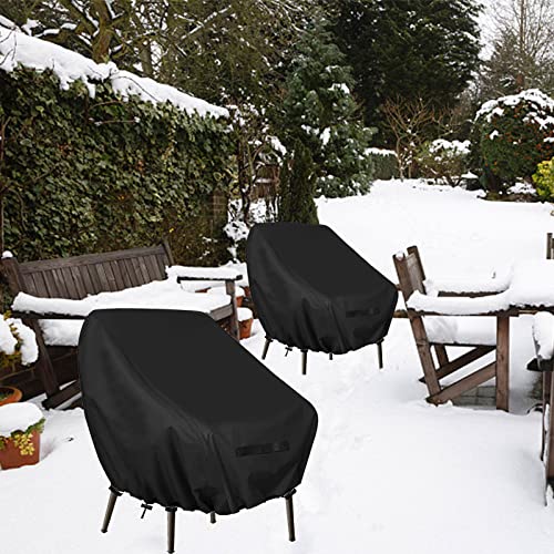 Timisea Patio Chair Covers,Garden Stacking Chair Cover,Patio Seat Covers,Garden Chair Covers,Waterproof Heavy Duty Outdoor Furniture Cover, 89 x