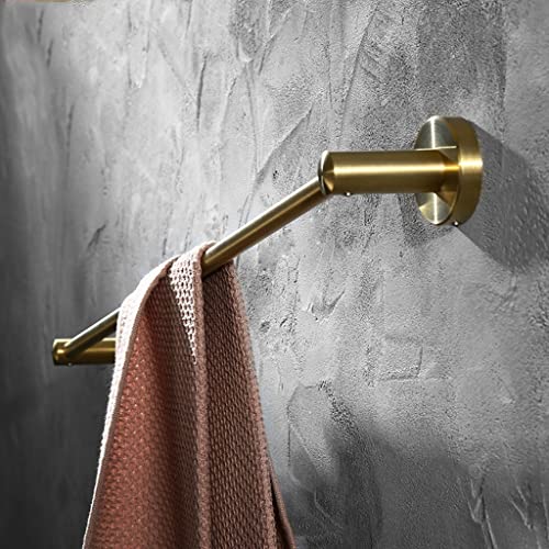 HIGOH Towel Racks,Towel Holder Towel Rail for Bathroom, Nordic Brushed Hand Towel Holder, Bathroom Towel Bar, Light Towel Hanging Stainless Steel