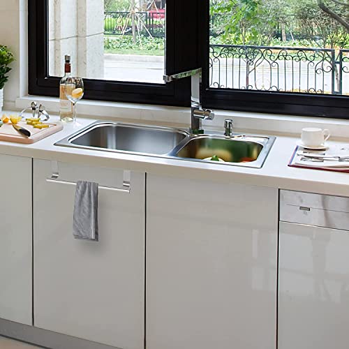 Towel Rail Over the Door Towel Holder Stainless Steel Stainless Steel Anti Slip Over Rea Towel Holders Without Drilling Waterproof and Rustproof