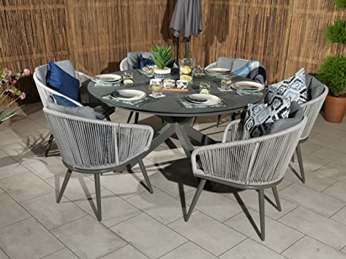 Royalcraft Aspen Dining Set, Grey/Teak