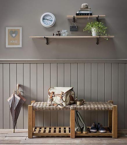 Maison Des Cadeaux 6 Key Hook Holder Cabinet Heart Design Style 'Home' Hangable Wall Mounted Key Box (US245)