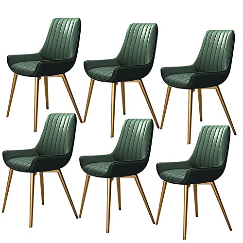 Modern Kitchen Dining Room Chairs Modern Kitchen Dining Chairs Set Of 6 Water Proof Leather Side Chair with Metal Legs for Office Dining Kitchen