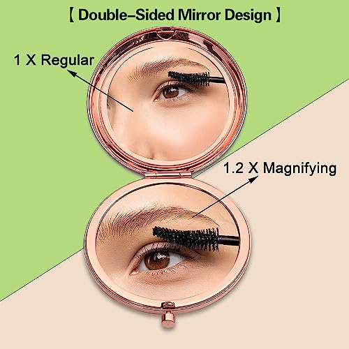 Engraved Inspirational Words Compact Folding Pocket Mirror Gifts for Mum/Grandmother Mothers Day Mum 60th Birthday Gift Ideas