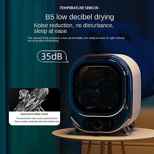 UPIKIT Tumble Dryer, 450W Mini Compact Tumble Laundry Dryer for Home, Electric Tumble Laundry Dryer For Apartment,Home,Dorm pink