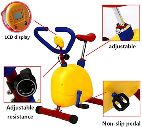 Toddler Workout Exercise Equipment Stationary Bikes, Fun And Fitness Kids Exercise Bike Equipment, Kids Exercise Bike, Suitable For 3 To 8 Years