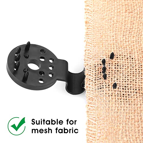 Grevosea 30 Pieces Shade Cloth Plastic Clips, Shade Cloth Clips Sun Shade Clips Shade Cloth Heavy Duty Lock Grip Shade Netting Clips for Sun Shad