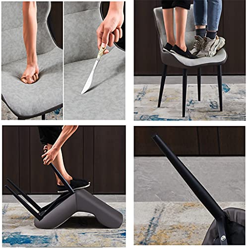 Kitchen Dining Room Furniture Chairs Modern Kitchen Dining Chairs Set Of 2 Water Proof PU Leather Side Chair with Carbon Stee Legs Kitchen Living