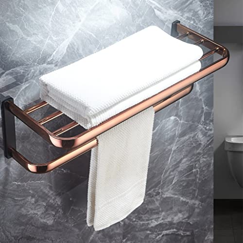 HIGOH Towel Racks, Bathroom Towel Rack Wall Mounted Towel Holder,New Full Copper Towel Rack,Bathroom,Bathroom Towel Holder