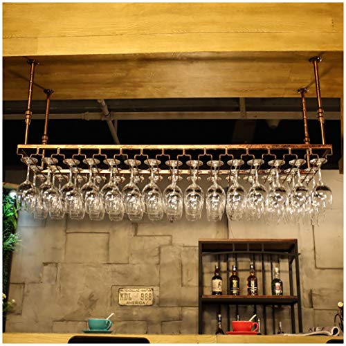 Stylish Simplicity Industrial Retro Stylish Simplicity Down Wine Rack Simple Display Wine Glass Holder Household Goblet Holder Adjustable Height