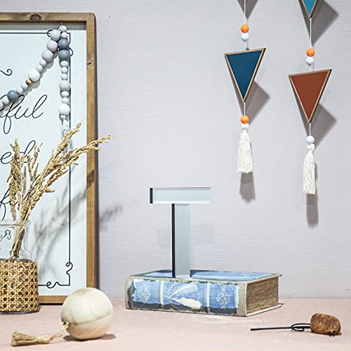 COLLECTIVE HOME - 7-inch Tall Mirrored Glass and Wood Decorative Letter, Home-Bedroom-Office Wall Décor. Perfect Fun Gift to Encourage Girls, You