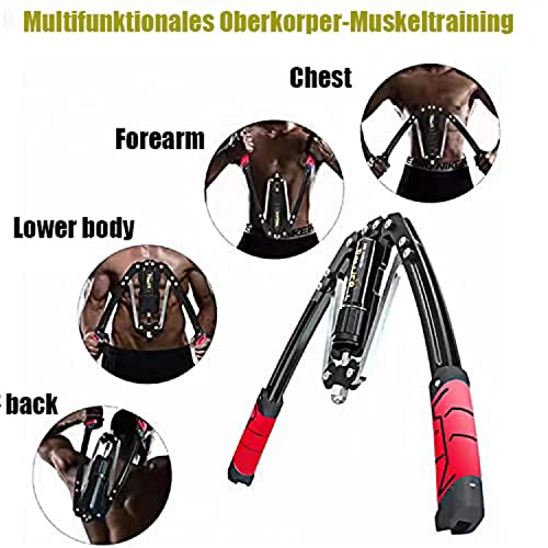 OBALY Twister Arm Exerciser - Adjustable 22-440lbs Hydraulic Power/Home Chest Expander/Shoulder Muscle Training Fitness Equipment/Arm Enhanced Ex