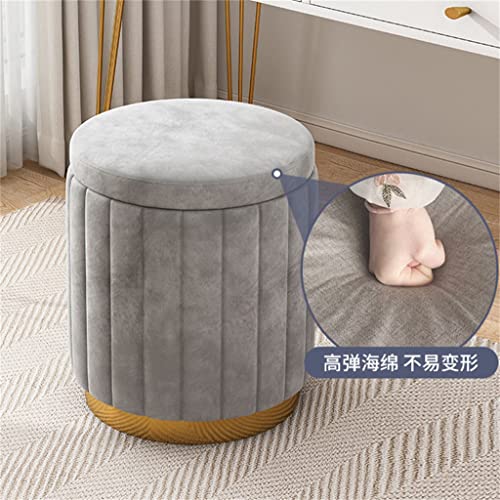 MJWDP Makeup Stool Small Round Stool Makeup Chair Girls Stool Small Bedroom Dressing Stool Chair