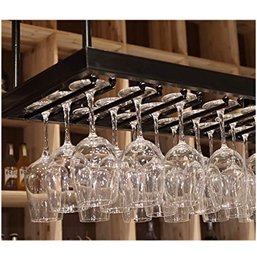 Stylish Simplicity Industrial Retro Stylish Simplicity Down Wine Rack Metal Creative Display Wine Glass Holder Household Goblet Holder Adjustable