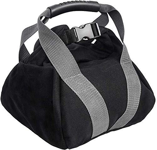 Namvo Weight Kettlebell Sandbag, Adjustable Weightlifting Training Filled Fitness Workout Bag Comfortable Handle Buckle Lock Portable Sandbag for