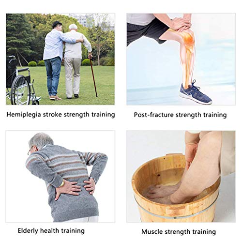 Pedal Rehabilitation Bike,Portable Mini Pedal Trainer,Under Desk Leg Arm Recovery Exerciser Cardio Training with Adjustable Resistance