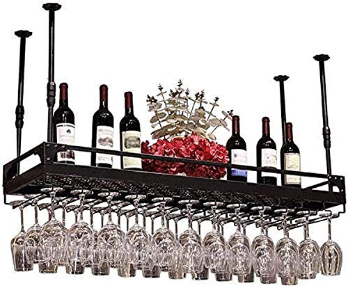 MiroDo Hanging Wine Racks Wine Glass Rack Red Wine Cup Holder Goblet Rack Bottle Rack Glass Rack Stemware Racks Vintage Style Decoration Storage