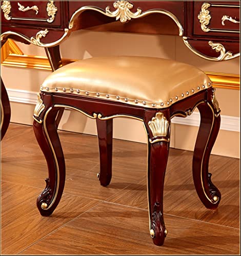 maozi Solid Wood Dressing Table Vanity Table Bedroom Dressing Cabinet Princess Oak Carved Dressing Table