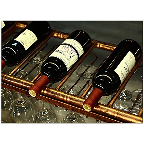 Stylish Simplicity Industrial Retro Stylish Simplicity Wine Glass Holder Metal Simple Creative Display Home Goblet Rack Kitchen Cutlery Bottle Ra