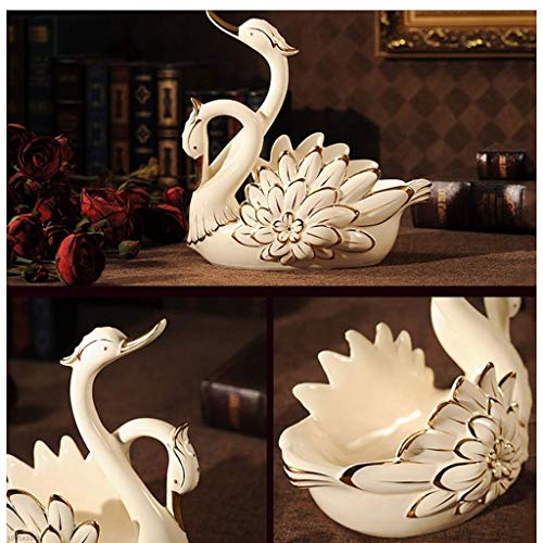 n/a Decoration, Wine rack decoration wine rack creative white swan jewelry home wine rack ceramic wine cabinet craft suitable