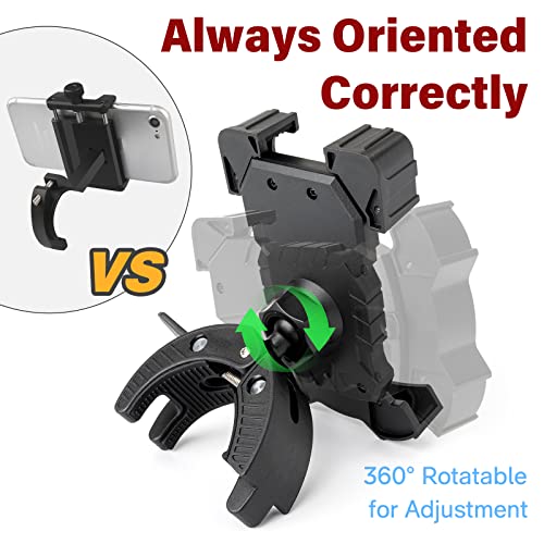 Tablet Mount Holder for Exercise Spin Bike, Stationary Spinning Bicycle Handlebar