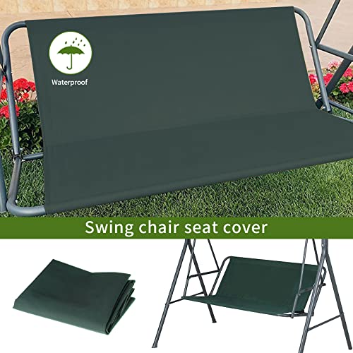 maxant Swing Seat Cover, Waterproof Garden Hammock Seat Cover, Outdoor Garden Chair Covers Bench Cover, Heavy Duty Fabric Seat Cover,Windproof an