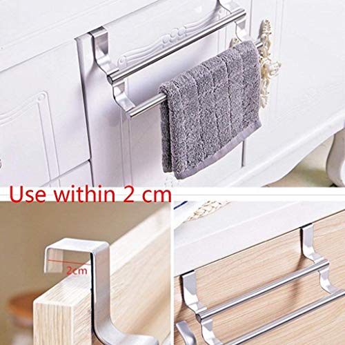 KNOXC Towel Racks,Towel Bar Towel Bar Stainless Steel Towel Hanger Kitchen Cabinet Door Pillow Bathroom Cabinet Seamless Nail-Free Hook Rod Balco