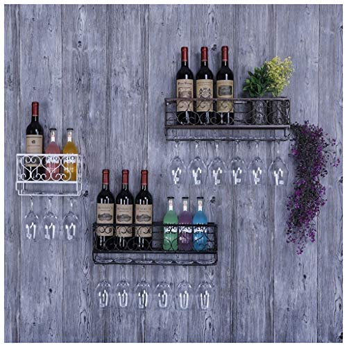 Stylish Simplicity Wall-Mounted Metal Wine Racks Stylish Simplicity Industrial Retro Stylish Simplicity Champagne Glass Wine Glasses Goblet Brack