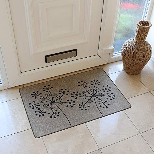 JVL Elegance Range Dandelion Indoor Mat 50 x 75 cm