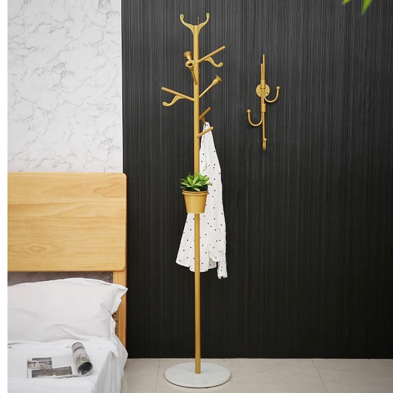 LUKEO Home Coat Rack Wrought Iron Hangers Floor-to-ceiling Bedroom Living Room Hangers (Color : 3-pack, Size : 170 * 32cm)