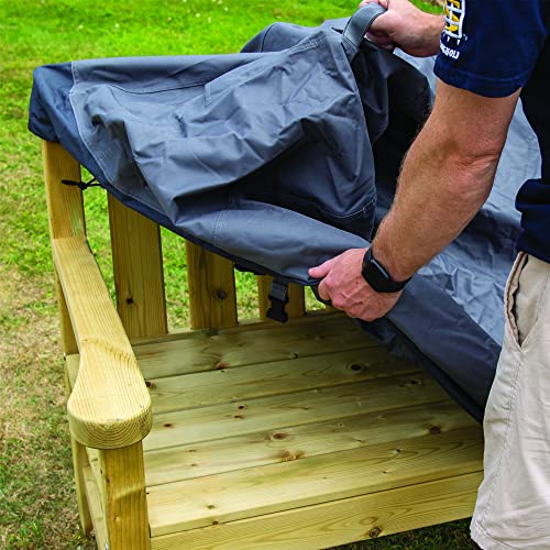 Maypole 3 Seater Bench Cover 600D Oxford Heavy Duty Water Resistant PVC Lined