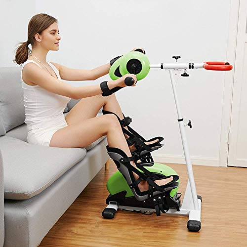 LUNEZY Electric Pedal Exerciser Bike Rehabilitation Machine, Arm and Leg Pedal Exercise Bike, Adjustable Fitness Rehab Equipment, for Seniors Gym