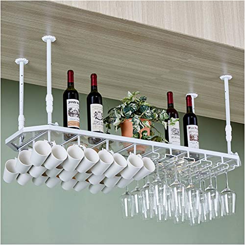 Stylish Simplicity Down Wine Rack Multifunctional Wine Rack Glass Wine Glass Holder Vintage Wrought Iron Wine Rack - Restaurant Kitchen Bar Glass