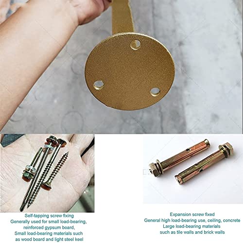 EYLINK Wall Mounted Wine Rack Ceiling Hanging Wine Rack/Plant Rack Roof Wall Hanging Rack European-Style Metal Wine Glass Rack Bar Kitchen Bedroo