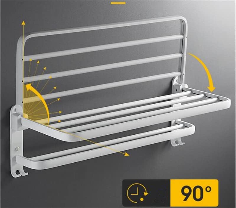 HIGOH Towel Racks,Bathroom Towel Rack Wall Mounted Towel Holder,Bathroom Accessories Towel Rail,Towel Holder,Bathroom Shelf,Towel Rack,Bathroom H