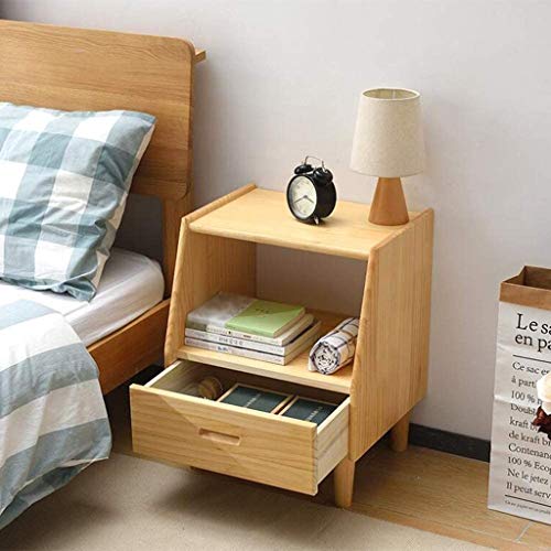 JYDQM End Tables, Night Stand with Drawer Cabinet for Bedroom Bedside Table Furniture Wooden